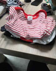Lot de 4 Body 6 mois manche courte 