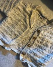 Gilet beige tape à l’œil 12 mois (74cm) crochet