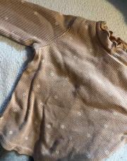 Sous pull rose fleurs blanches 6 mois kiabi 