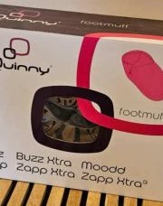 Chancelière QUINNY grise et noir pour poussette ZAPP et BUZZ