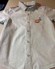 Chemise bleue bateau 6ans Sergent major