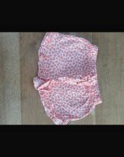 Short léopard blanc orange 