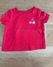 T shirt rouge cerise 