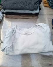 Lot de 4 bodys 18 mois blanc