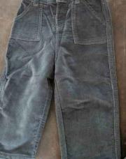 Jean velour 92 cm kiabi vert neuf