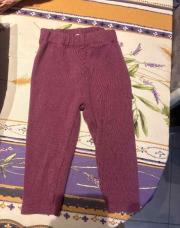Pantalon aubergine 12mois