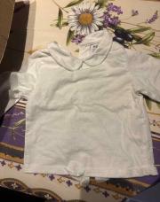 Blouse blanche 12mois