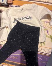 Ensemble 2 pièces adorable 9mois