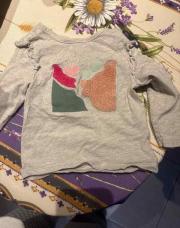 Blouse grise 12mois 