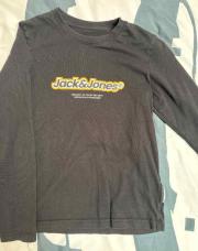 Pull jack&jones noir/doré 12 ans 