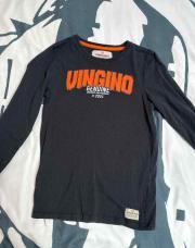 Pull vingino noir orange 12 ans 