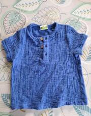 Blouse bleu TAO  T18M