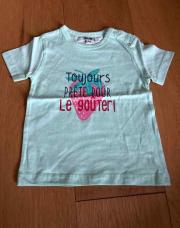 T-shirt bleu 9m