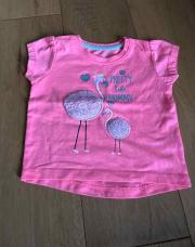 T-shirt flamand rose 6-9m