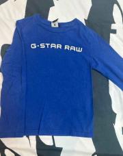 Pull gstar bleu électrique 10 ans 