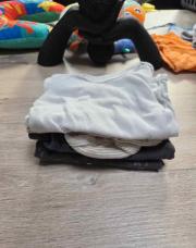 Lot de 4 boddy monche long 12 mois