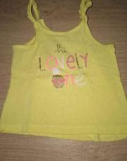 Haut jaune lovely one 6 mois 