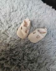 Chaussures Bébé Fille, Chaussures scratch beige