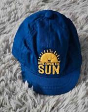 Casquette Garçon, bleue soleil sun