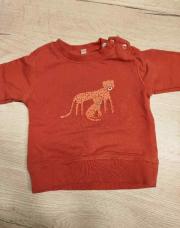 Pull orange guépards 56