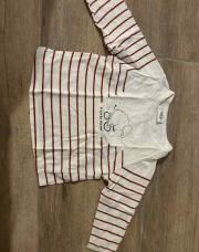 T shirt longues manches éléphant 