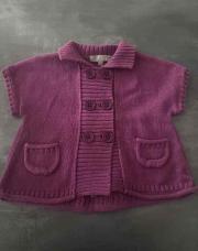 Gilet Lisa rose 4ans 
