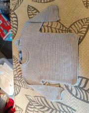 Pull fin gris ligné Primark 68