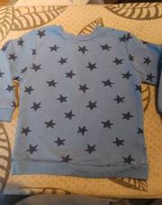 Sweat bleu étoile tex 9 mois 