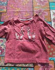 Tee-shirt lama rose