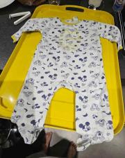 Ensemble 1 pièce, pyjama Mickey bleu jaune 