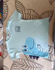 Tee shirt turquoise dino t92