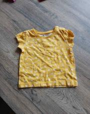 T-shirt 6mois fleur jaune 