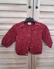 Gilet pourpre TAO 18mois/80cm