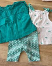 Ensemble bleu papillon 