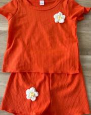 Ensemble short orange 