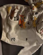 Pull beige requin 2 ans