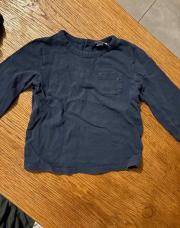 T-shirt tao 36 mois bleu marine