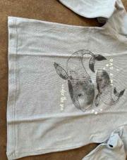 T shirt longues manches baleine papa 18 mois 