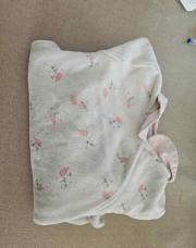 Pyjama col rose fleur 