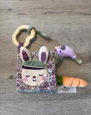 livre tissu violet 