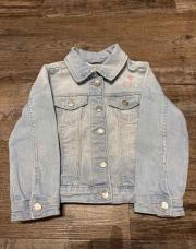 Veste en jeans 98 arrière licorne 