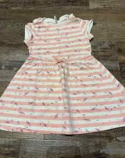 Robe courte manche orchestra 23 mois flamand rose 
