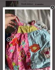Robe effet cousu 