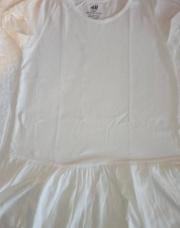 Robe blanche courte T104
