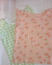Lot 2 tshirt orange/Vert T80