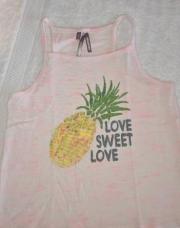 T-shirt ss manche ananas T 4 ans