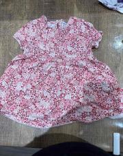 Robe rose fleur Kiabi 12mois 