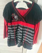 Robe rouge et noire 4/5ans 