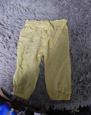 Pantalon jaune fille neuf