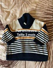 Pull ligne orchestra 3mois